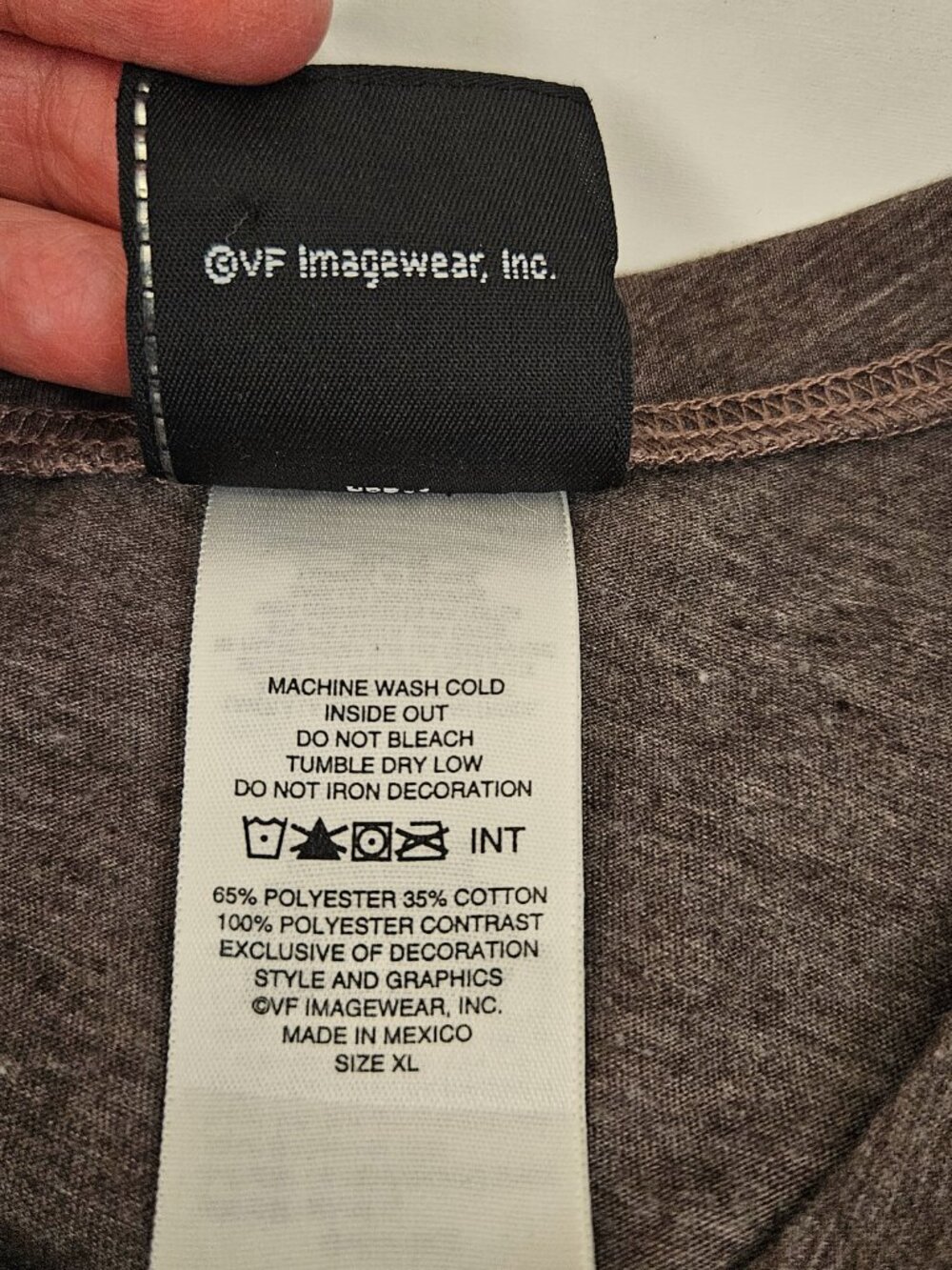 Womens Harley Davidson Tattoo Sleeve t-shirt XL Vintage Y2K Brown Biker ABQ Bike - Picture 6 of 8